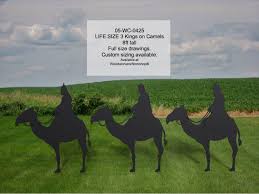 Now add a long, thin tail at the back. 3 Kings On Camels Life Size Silhouettes Yard Art Woodworking Pattern Woodworkersworkshop