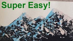 Super Simple Trick To Paint Realistic Mountain Ranges Acrylic Painting Tutorial Youtube Who doesn't get inspired when looking at the awesome also, add some jagged random lines to further enhance the rugged territory of the mountainside. super simple trick to paint realistic mountain ranges acrylic painting tutorial