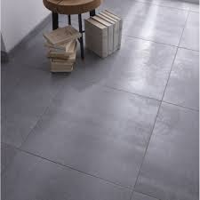 Carrelage Interieur Factory Artens En Cerame Pleine Masse Gris 60 X 60 Cm Carrelage Interieur Carrelage Carrelage Sol