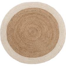 Tapis En Jute Rond 120cm Blanc Ventoux Antalya 120 Cm Tapis Pour Enfant En 2020 Tapis Jute Tapis Jute Rond Tapis