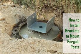 Get free shipping on qualified post brackets or buy online pick up in store today in the building materials department. How To Install Pergola Post Brackets