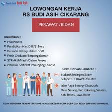 Pasar modern bsd city ini terdiri dari dua bagian. Lowongan Kerja Rs Budi Asih Cikarang Perawat Atau Bidan