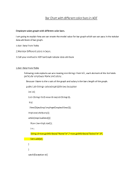 Bar Chart With Different Color Bars In Adf