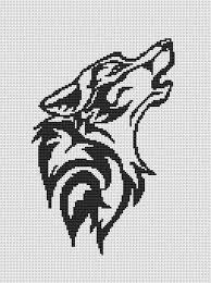 Cross Stitch Wolves