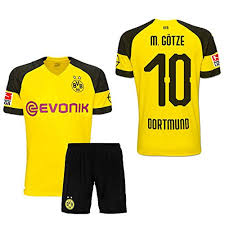 Choose an option s m l xl. 2018 19 Gotze 10 Printed Bvb Borussia Dortmund Jersey Borussia Dortmund Half Sleeves Master Quality Away Football Jersey With Shorts Imported Master Quality With Bundes Liga Patch On Arm Amazon In Sports Fitness Outdoors