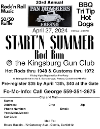 Pan Draggers 33rd Annual "Start-N-Summer" Rod Run