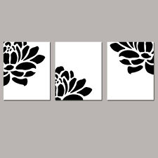 Bring frischen wind in deine garderobe mit den neuesten trends von art. Black And White Floral Art Black And White Floral Prints Black And White Flower Art Black Set Of 3 Floral Art Canvas Or Prints Modern Art Floral Art Canvas Floral