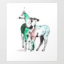 Pacas Art Print By Caballos Of Colour Art Art Prints Moose Art