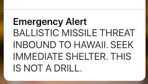 Today due to the possibility of a bomb threat on a ship. Hawaii Botched Alert Fallout Death Threats And Changes