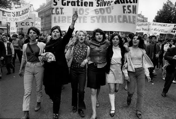 These Protests Defined a Generation in France 50 Years Ago - The New York Times