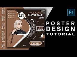 Cara Membuat Poster Iklan Instagram Di Photoshop Poster Instagram Tutorial Photoshop Indonesia Youtube Design Tutorials Tutorial Photoshop