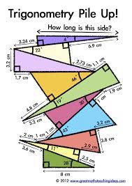 To build the triangle, start with 1 at the top, then continue placing numbers below it in a triangular pattern. Trigonometry Pile Up Trigonometry Trigonometry Worksheets Math Methods