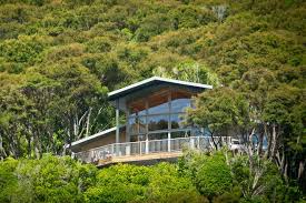 Scandinavian Inspired In New Zealand House Exterior Marlborough Sounds Holiday Home