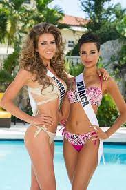 Valentina ferrer miss argentina was part of the top 10 miss universe 2014, her official position was 6th in the pageant. Socialeyes Jamaica On Twitter Valentina Ferrer Miss Universe Argentina Kaci Fennell Kacifen Miss Universe Jamaica Pose In Swimwear Missuniverse Http T Co Do3zfos8gn