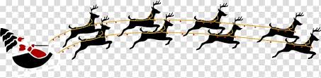 Find out more about reindeer and how they came to be santa's animal of choice.subscribe to get notified when new videos from disney pets & animals are. Santa Claus Reindeer Santa Sleigh Transparent Background Png Clipart Hiclipart