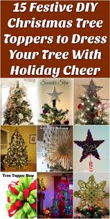 This idea for a tree topper is inexpensive and seems simple enough to create. 15 Festive Diy Christmas Tree Toppers To Dress Your Tree With Holiday Cheer Diy Crafts
