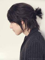 Medium length hair is best as textured and can project an image of someone who is modest but takes care of his looks. The Samurai Bun Hairstyle Long Hair Styles Men Asian Men Long Hair Japanese Hairstyle