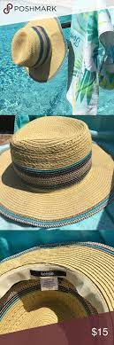 Kensie Straw Hat For Summer Kensie Straw Hat Accent Colors