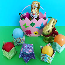 Braun Schulbedarf Fur Schule Und Kindergarten Ostekorbchen Aus Tonkarton Frohe Ostern Basteln In Der Grundschule B Osterideen Kindergarten Ideen Ostern