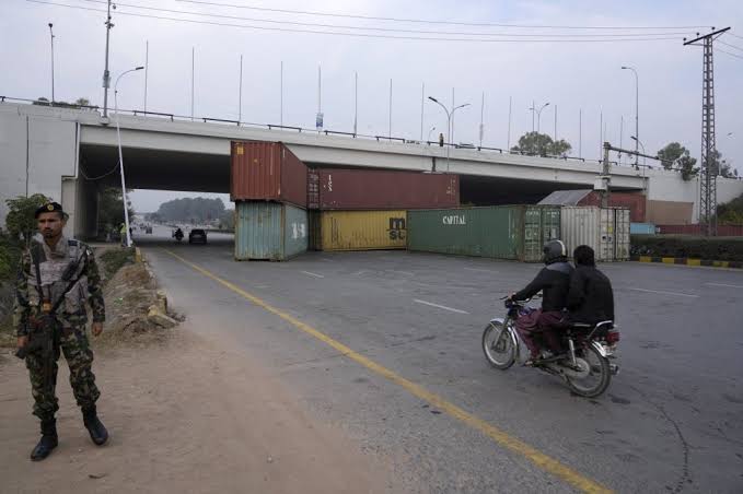 Pakistan seals off its capital ahead of a planned rally by Imran Khan  supporters
