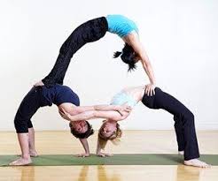 Triad Urdhva Dhanurasana Wheel Pose Three Person Yoga Poses Yoga Poses For Two 3 Person Yoga Poses