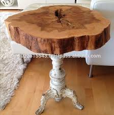 Suar live edge slab coffee table by chic teak inc. Live Edge Wood Slab Coffee Table