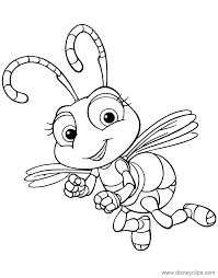 Have lots of coloring fun with the coloring book pages of disney. A Bug S Life Coloring Pages Disneyclips Com