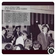 🔴 APRIL 14 1963 The Rolling Stones played at The Crawdaddy Club, Richmond. All four members of The Beatles were in the audience. The name of the club derived from Bo Diddley's