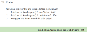 Sumber hukum islam (lihat materi dalam buku pengembangan pendidikan agama islam dan budi pekerti 1 a untuk kelas x sma semester 1, halaman essay (n3) uraian/ a. Kunci Jawaban Agama Kls7 Hal 203 Sampai 205 Lengkap Kunci Jawaban Kelas 3 Tema 7 Subtema 4 Pembelajaran 5 Simple News Kunci Jawaban Lengkap Terbaru Jan 15 2021 Kunci