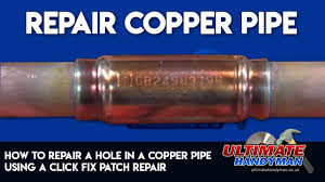 However, copper pipe can leak when dented, punctured, or weakened from corrosion. How To Repair A Hole In A Copper Pipe Using A Click Fix Patch Repair Youtube