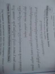 Check spelling or type a new query. Kegiatan 1 Modhel Teks Aksara Jawa Brainly Co Id