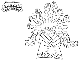 Coloring pages of the dreamworks movie captain underpants. Captain Underpants Coloring Pages Coloring Home
