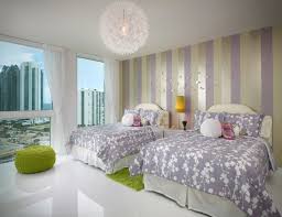 Wand Streifen Kinderzimmer Madchen Lila Gold Vertikal Schmetterlinge Deko Madchenzimmer Streichen Dekor Zimmer Fur Teenie Madchen