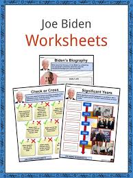 Very handy stuff for teachers of kids or. Joe Biden Facts Worksheets Early Life Education For Kids