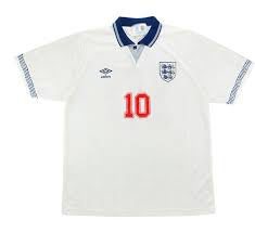 2.5 sacks, 0 interceptions, 1 fumble recovered. England 1990 Heimtrikot