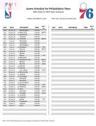 In the last decade, the knicks have suffered through several seasons of losing and don't seem to be making much headway into the modern nba. Sixers Release First Half Schedule For 2020 21 Season Phillyvoice