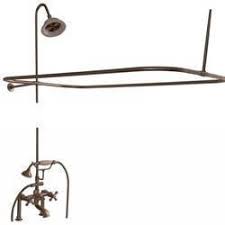 Installing a clawfoot tub shower rod adds aesthetic value to a bathroom. Barclay Clawfoot Tub Shower Faucet Kits