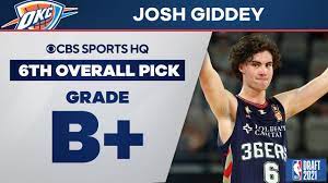 He tried to play through the. Josh Giddey Selected No 6 Overall By The Oklahoma City Thunder 2021 Nba Draft Cbs Sports Hq Youtube