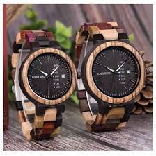 Bobo Bird Wood Watch Lover Couple Watches Men Show Date Ladies Wristwatch Women Quartz Male Bayan Kol Saati Gift I Women Wrist Watch Wood Watch Watches For Men
