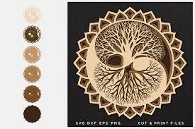 Download Tree Of Life Svg Cut File Yin Yang Multilayer Layered Svg 758867 Cut Files Design Bundles