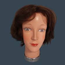 Male Human Hair Beard Mannequin Head Cosmetology Barber Hairdresser  Training Doll Manikin