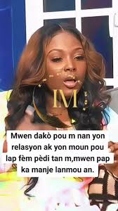Mwen dakò pou m nan yon relasyon ak yon moun pou lap fèm pèdi tan m,mw...