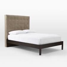 West elm klismos counter stools (2) $50. Grid Tufted Leather Bed Tall Elephant Gray Modern Upholstered Beds Leather Bed Simple Bed Frame