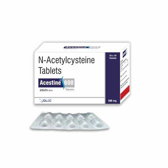 Acestine-600; N-Acetylcysteine USP 600 Mg: Loosen mucus
