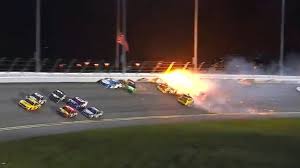 A bonanza of nimitz stick, music cuing, nascar goodness, that's not a big 'ol honkin bummer. Daytona 500 Finishes With Spectacular Fiery Crash On The Final Lap