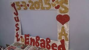 Diy How To Make Your Engagement Frame كيف تصنعى اطار للخطوبة Mahymaradny Youtube