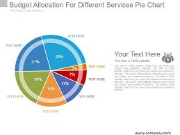 budget allocation for different services pie chart example