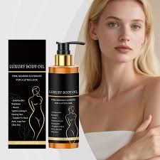 Body oil product bottle