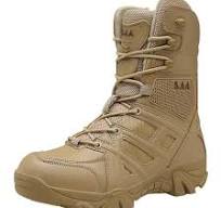 [Hot Item] Peredam Kejut Ultra Light Breathable Non-selip Aus High-Top Ning  luar ruang yang tahan Aus Sepatu dan Latihan memerangi Anoim untuk pria