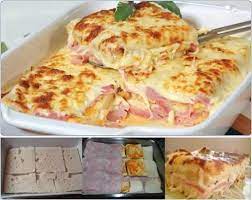 lasanha de pao de forma 1 pacote de pao de forma 1 lata de creme de leite 1 cebola 3 dentes de alho 1 2 kg de queijo mussa rezepte kochrezepte essen